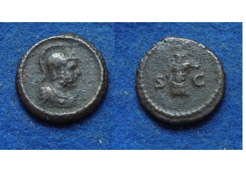 Domitian - quadrans Mars rare! (JUN1931)