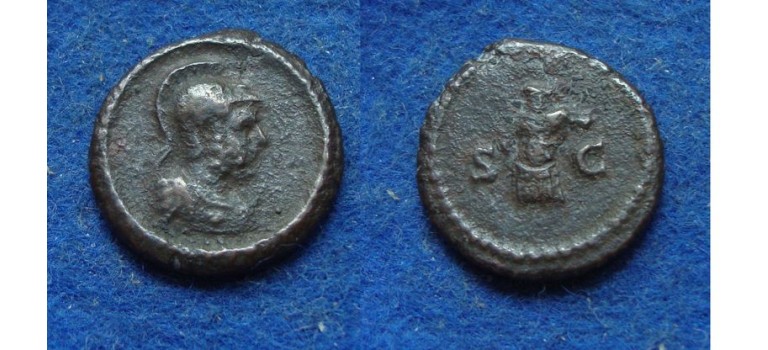 Domitian - quadrans Mars rare! (JUN1931)