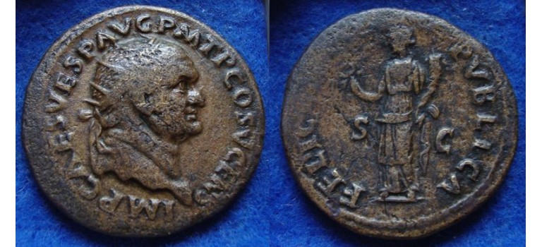 Vespasian - Felicitas dupondius (JUN1932)