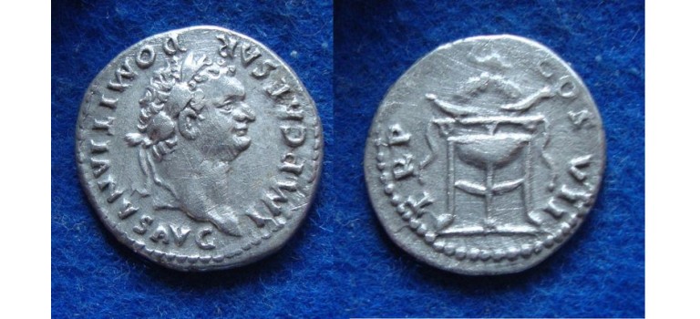 Domitian - Tripod with dolphin rare first issue! (ME1912)
