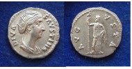 Faustina I - CERES denarius as minted (ME1919)