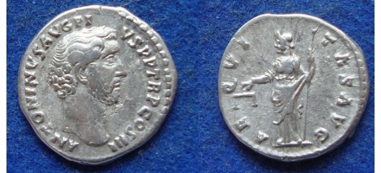 Antoninus Pius - AEQVITAS AVG denarius (ME1941)