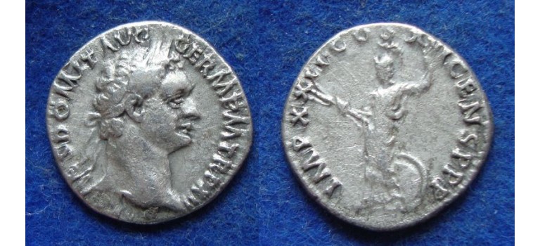 Domitianus - Minerva with thunderbolt! (ME1950)