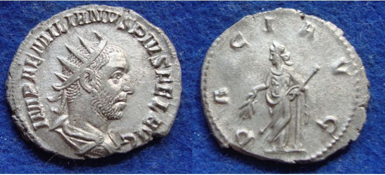 AEMILIANUS - zeldzame keizer PACI AVG prachtig! (AP1924)