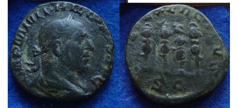 Philip I - Sestertius 4 Standards (AP1930)