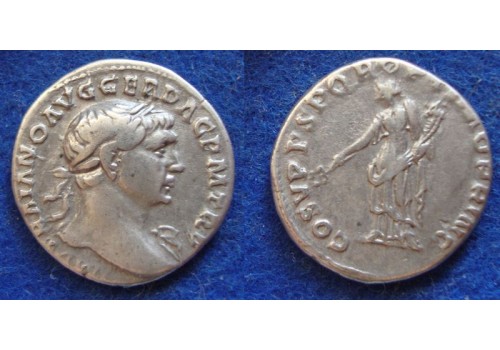 Trajanus- denarius Felicitas (AP1942)