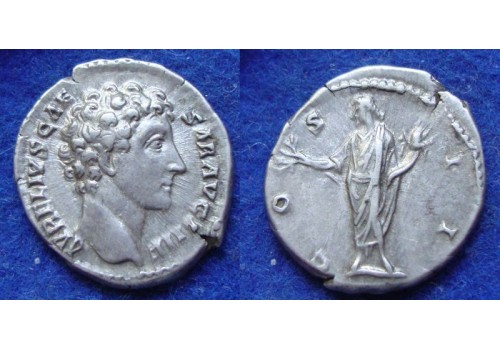 Marcus Aurelius- denarius Honos (JUL1906) Marcus Aurelius- denarius Honos (JUL1906)
