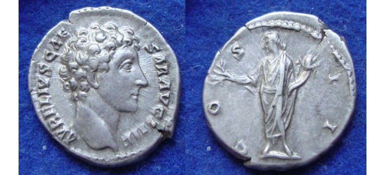 Marcus Aurelius- denarius Honos (JUL1906) Marcus Aurelius- denarius Honos (JUL1906)