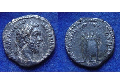 Commodus denarius MODIUS (JUL1907) Commodus denarius MODIUS (JUL1907)