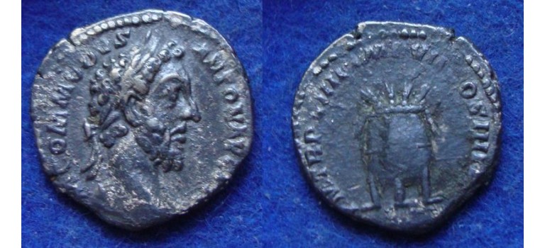 Commodus denarius MODIUS (JUL1907)