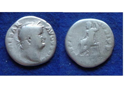 Nero - denarius Jupiter zeldzaam R! (JUL1918)