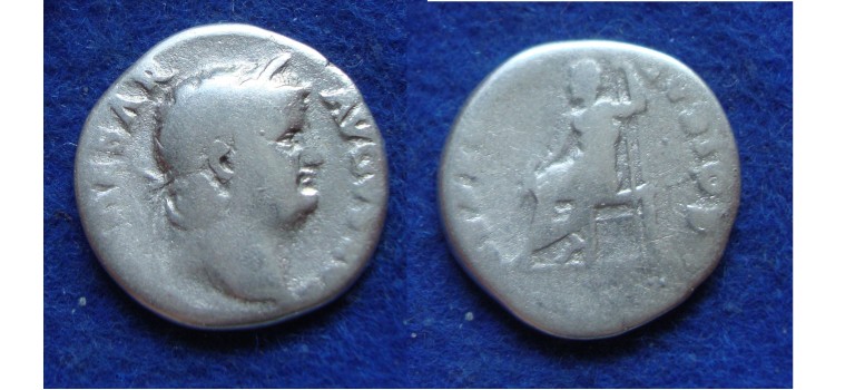 Nero - denarius Jupiter Rare! (JUL1918)