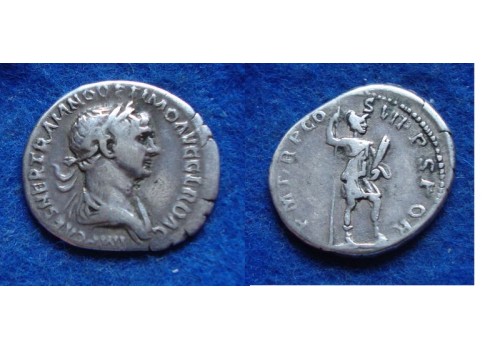 Trajanus - denarius Virtus (MA1919)