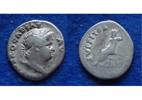 Nero - denarius Jupiter zeldzaam R! (MA1925)