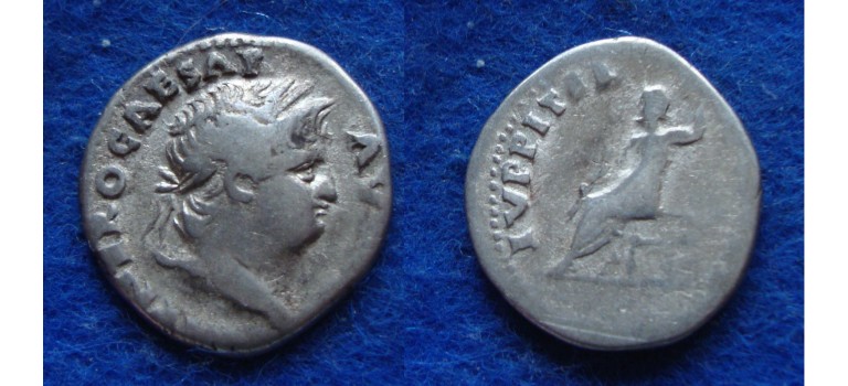 Nero - denarius Jupiter Rare! (MA1925)