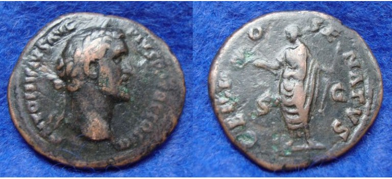 Antoninus Pius - Genius Senatus scarce (1083)