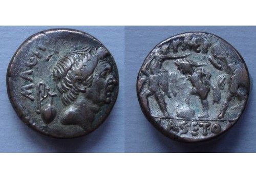 Sextus Pompeius - Mooie symbolische denarius (JA21136)