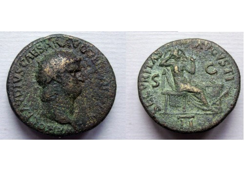 Nero - SECVRITAS AVGVSTI dupondius (JA21137) Nero - SECVRITAS AVGVSTI dupondius (JA21137)