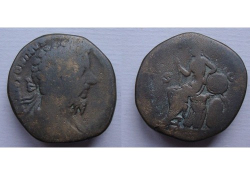 Marcus Aurelius- sestertius ROMA (JA21146) Marcus Aurelius- sestertius ROMA (JA21146)