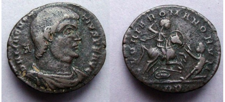 Magnentius -  AE2 GLORIA ROMANORUM TRIER (JA2147)