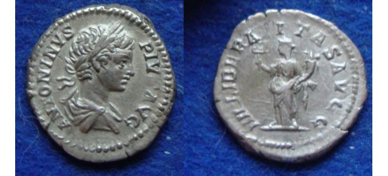 Caracalla - LIBERALITAS denarius (D1835)