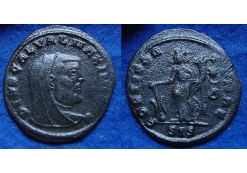 Galerius -  FORTI FORTVNAE gesluierde buste zeldzaam! (D1848)