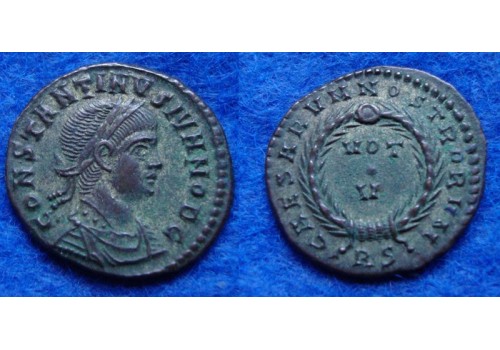 Constantinus II - VOT V Rome prachtig! (F1904)