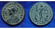 Licinius II - caesar met hem, schild en speer!  (F1914)