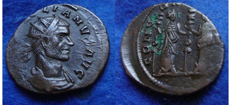 Aurelianus -  Met het portret van Claudius II! (F1920)