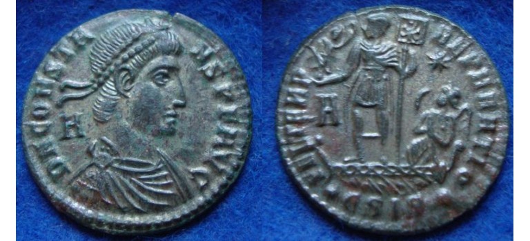 Constans - Victoria at a galley silvered! (JA1908)