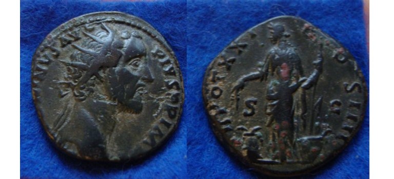 Antoninus Pius - Dupdonius Annona! (MA1908)