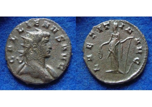 Gallienus -  Laetitia buste niet in RIC zeer zeldzaam! (MA1916)