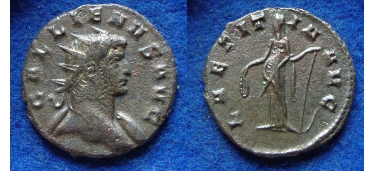 Gallienus -  Laetitia buste niet in RIC zeer zeldzaam! (MA1916)