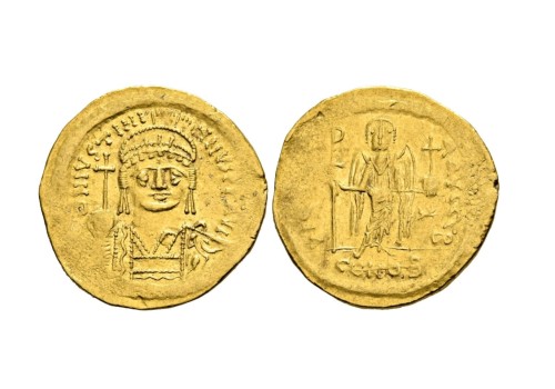 Justinianus I  -  gouden solidus (F21140)