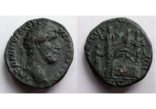 Antoninus Pius - AS LIBERALITAS schaars (F2117)
