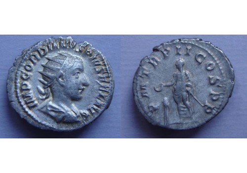 Gordianus III - Offerende keizer in toga (F2172) Gordianus III - Offerende keizer in toga (F2172)