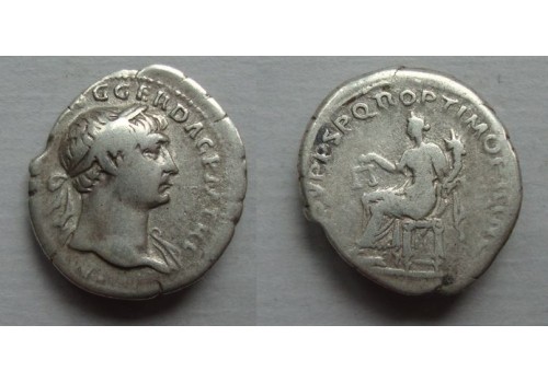 Trajanus - Aequitas denarius (F2184)