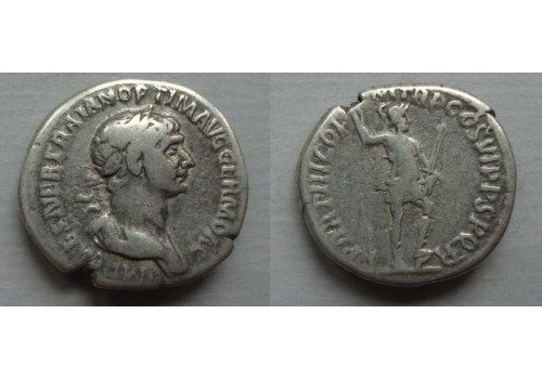 Trajanus - denarius Virtus (F2185)