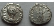 Julia Domna - PIETAS PVBLICA  denarius (F2198)