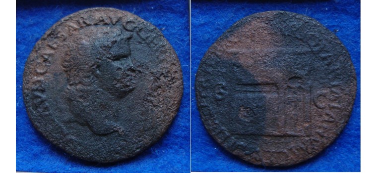 Nero - Janustempel Deur Rechts, 14,8 gr zwaar!  (900)