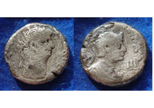 Nero - zilveren Tetradrachme ROMA zeldzaam! (MA1819)