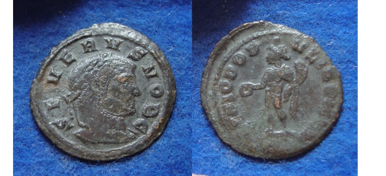 Severus II - Quarter follis very rare! (MA1835)