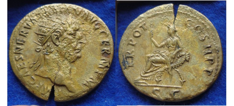 Trajanus - Dupondius Abundantia (MA1836)