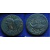 Augustus and Agrippa AS crocodile dupondius SCARCE  (ME1806)