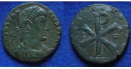 Constantius II - the revolt of Poemenius RARE! (ME1818)