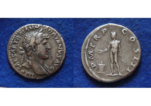 Hadrianus  - GENIUS denarius  (ME1827)
