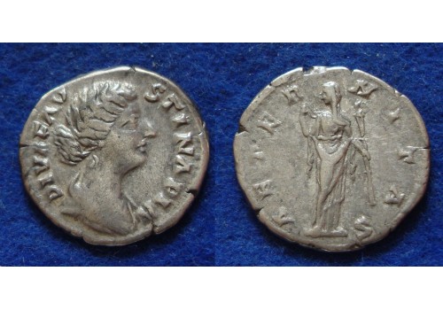 Faustina jr - denarius AETERNITAS (ME1830)