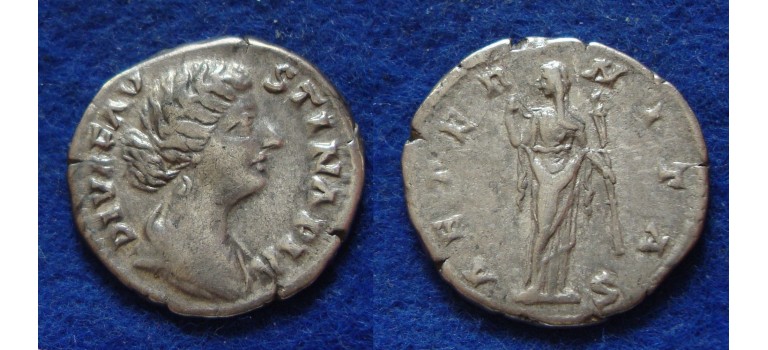 Faustina jr - denarius AETERNITAS (ME1830)