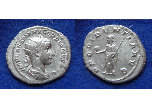 Gordianus III- Providentia prachtig vroeg portret ! (ME1833)