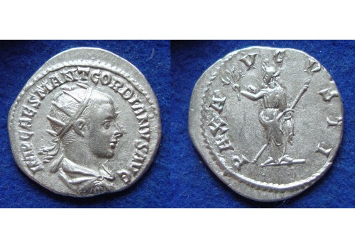Gordianus III - antoninianus PAX AVGVSTI zeldzaam (ME1834)